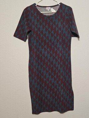 Medium Purple And Blue LuLaRoe Dress